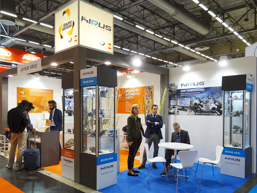 Grupo Asysum en EQUIPAUTO 2015, París.